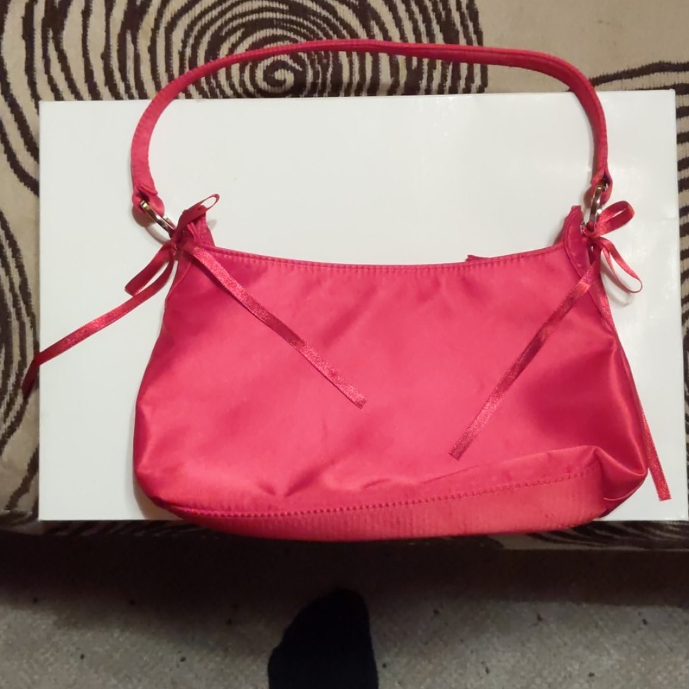 B&BW Red Silk Handbag